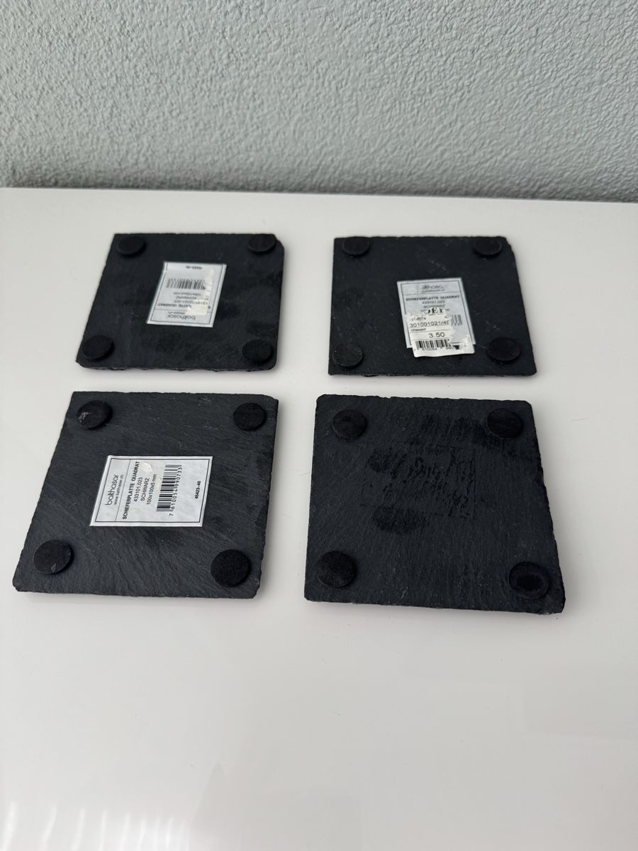 Tutte le decorazioni: 4x Deko Schieferplatten - 10x10cm – Usato da Frutigen venduto da _.Anja.B._ 1