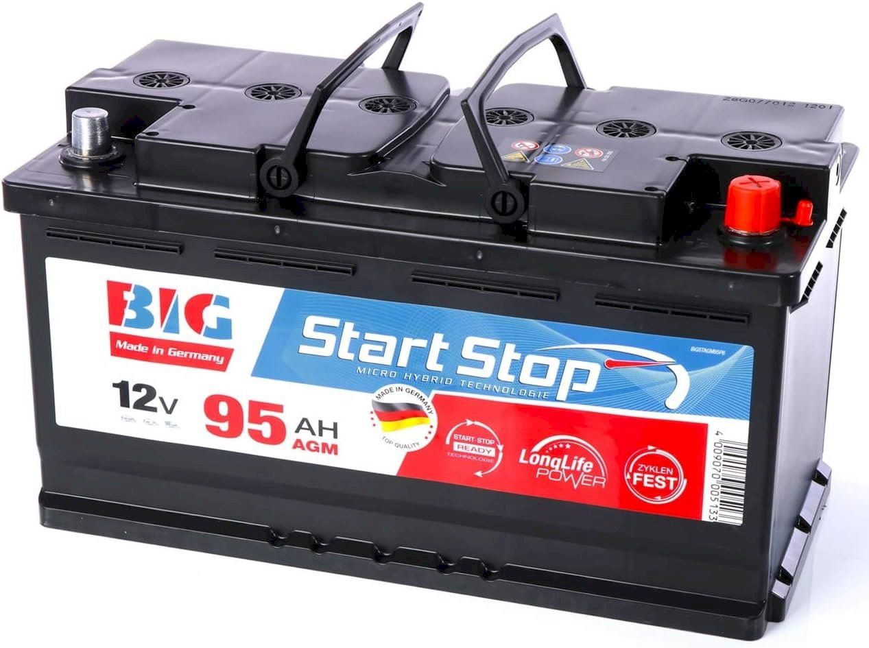 Elektrotechnik: BIG Start-Stop AGM 12V 95Ah Autobatterie – Neu und originalverpackt aus Bottighofen von zaap 1