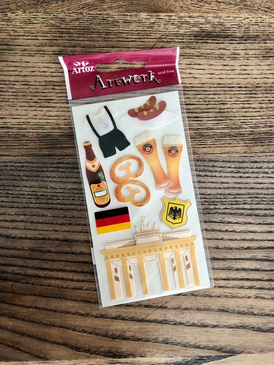 24 Stück Oktoberfest Aufkleber - Bayrische Bierflaschen-Etiketten Für Wiesn-Party Deko