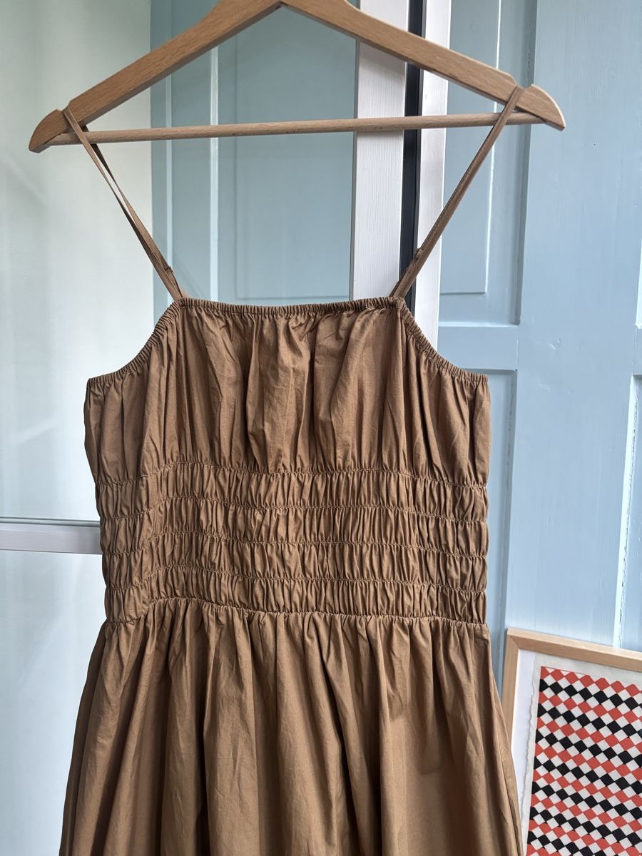 H&M Vestiti: Langes Popeline Kleid Braun Gr XS/S – Nuovo (secondo la descrizione) da Bern venduto da emski 1