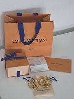 Louis Vuittons Hoop Ohrringe LV / inkl. Quittung