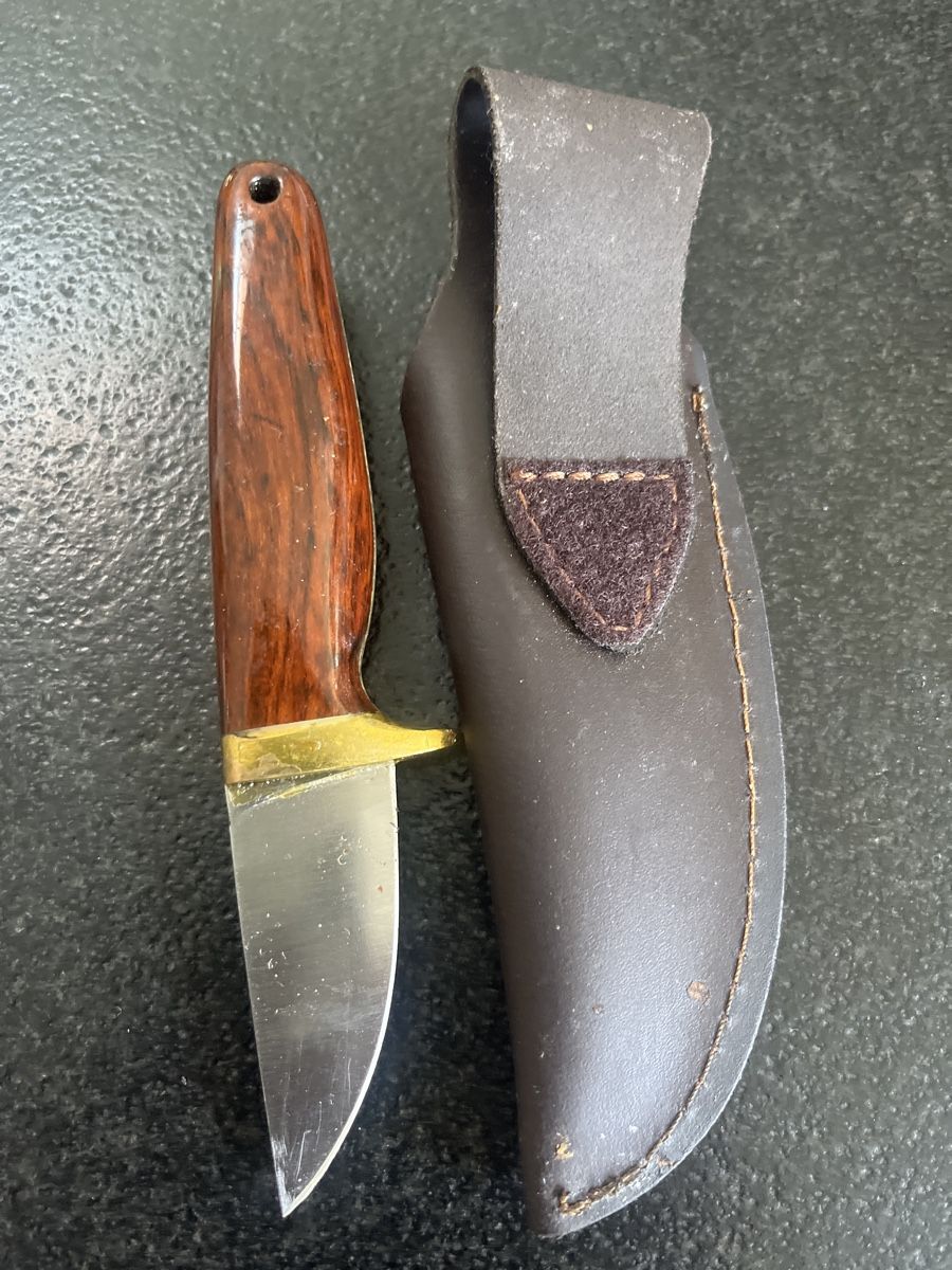 Zubehör: Messer NKD Stainless 14C28N mit Lederscheide – Gebraucht aus Brienz BE von hey_z9vg 2