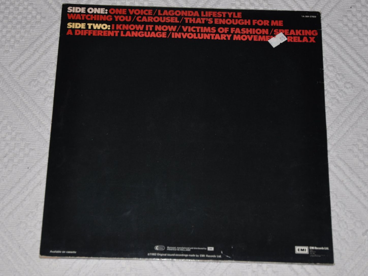 Schallplatten: LP John Watts - One More Twist – Gebraucht aus Boll von Theodora15 1