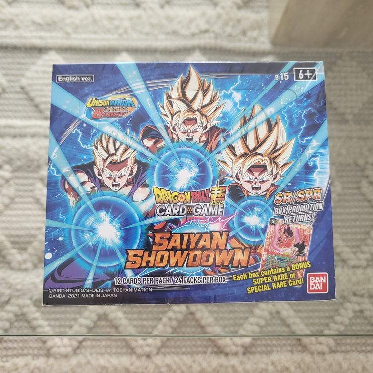 Dragon Ball Booster Box/display Saiyan Showdown ENG | Kaufen Auf Ricardo