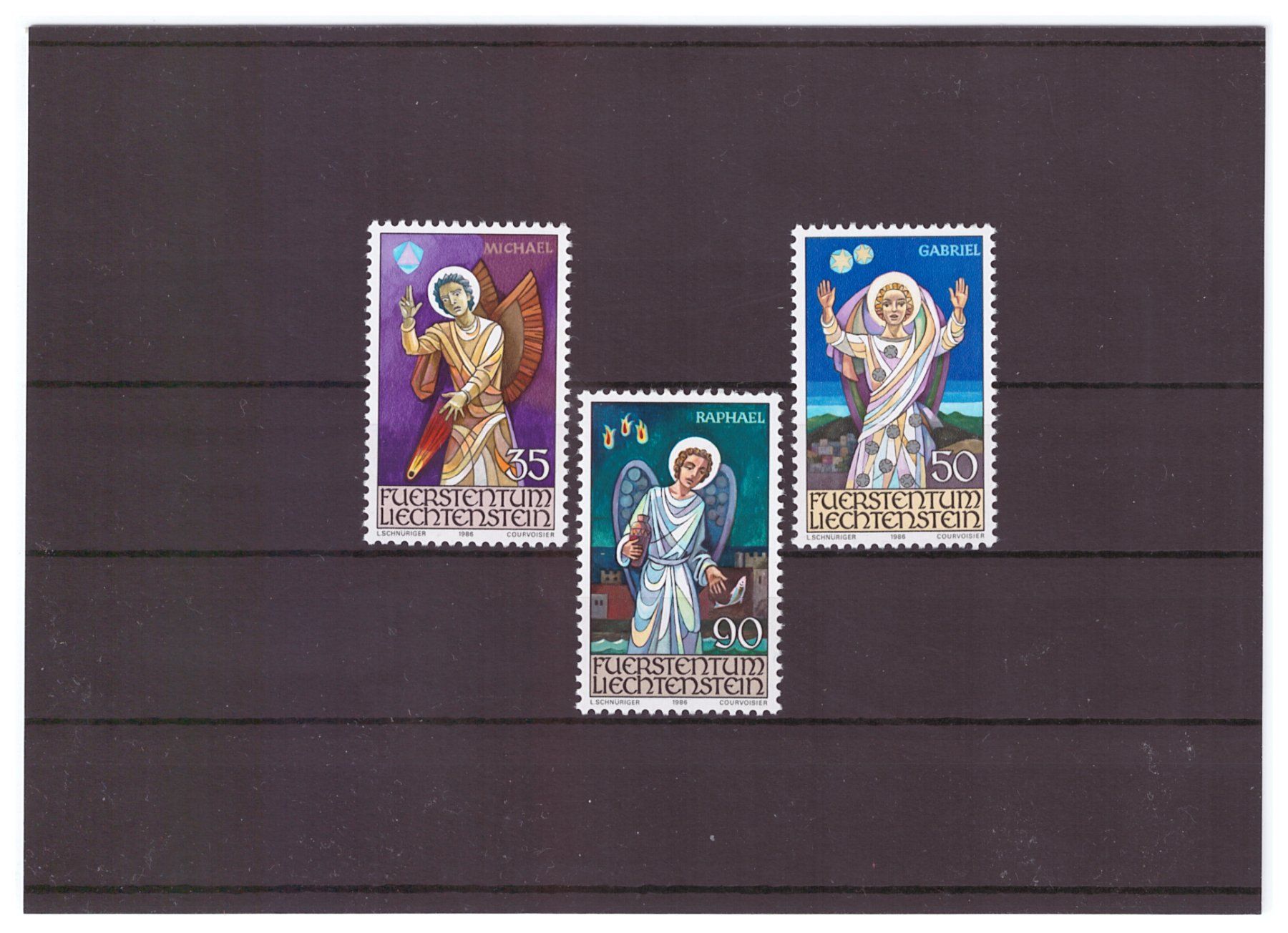 Tutti i francobolli: FL: Weihnachtsbriefmarken + Maximumkaren 1986 – Nuovo (secondo la descrizione) da Wittenwil venduto da Khunruedi