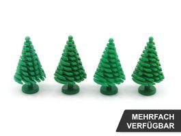 4x Lego Baum Tanne Pinie Grün 3471