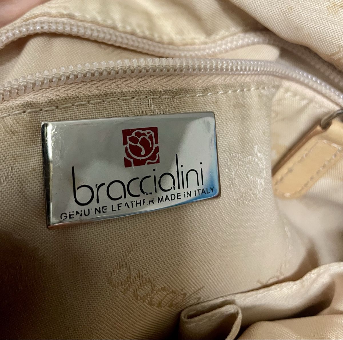 Braccialini Taschen für Damen: BRACCIALINI Rote Handtasche mit Autoprägung – Gebraucht aus Urdorf von Anassor 4