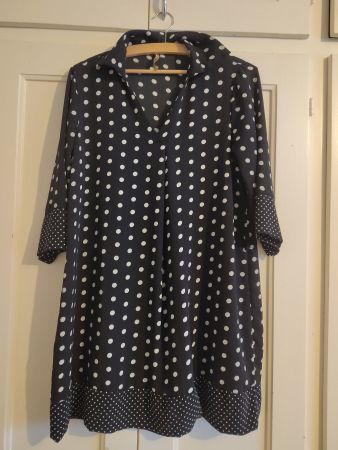 Robe à pois M – bon état – made in Italy