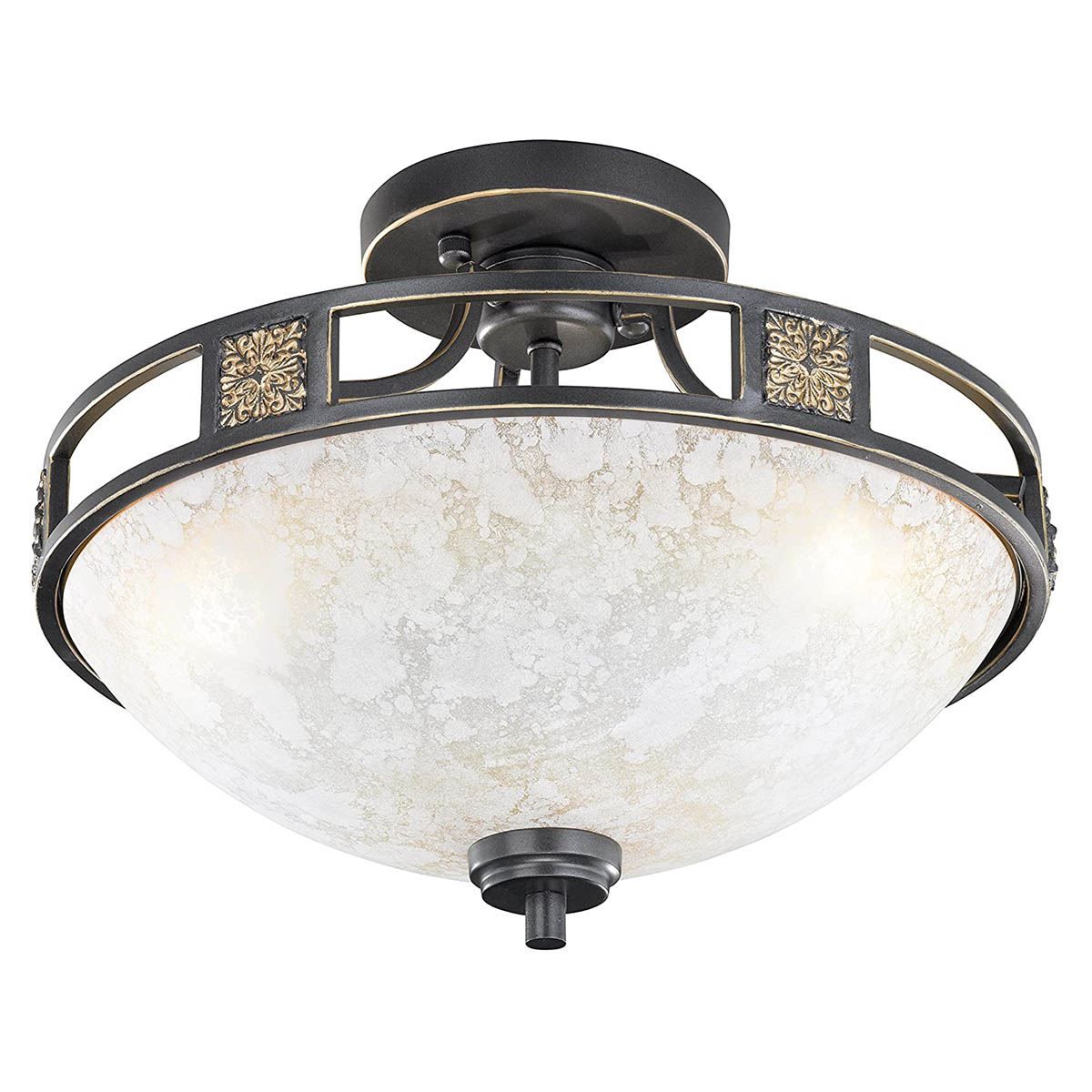 Lampadari & plafoniere: Deckenleuchte, Antik, Glas, 42 cm Ø – Nuovo (secondo la descrizione) da Kreuzlingen venduto da Smart-Light 3