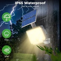 Solar Außenlampe 318 LED Bewegungsmelder IP65