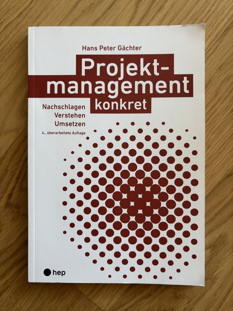 Bücher: Hans Peter Gächter - Projektmanagement konkret, Top! – Gebraucht aus Strengelbach von AWE01