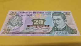 Honduras 20 Lempiras Banknote, neuwertig, Jahrgang 2004