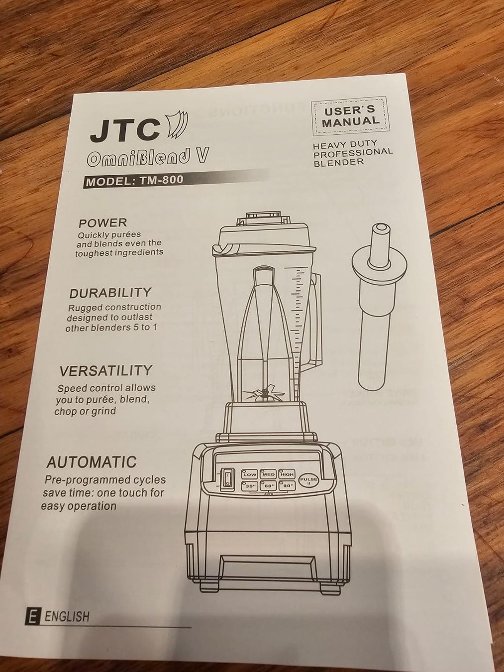 Elettrodomestici da cucina: OmniBlend Mixer 950W – Nuovo e nell'imballaggio originale da Brittnau venduto da LebendigerGarten 2