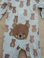 Lindex Pyjama Gr. 74 - Bären Applikation Reissverschluss