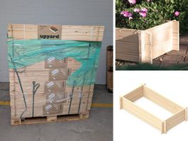 Restposten 48 Stück Holz Hochbeet upyard MultiBox Half 120cm
