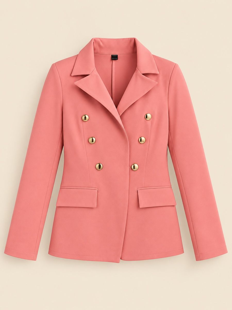 Vestes: BLAZER ROSE À DOUBLE BOUTONNAGE – Neuf (Voir description) à Lausanne par KeNaChic 1