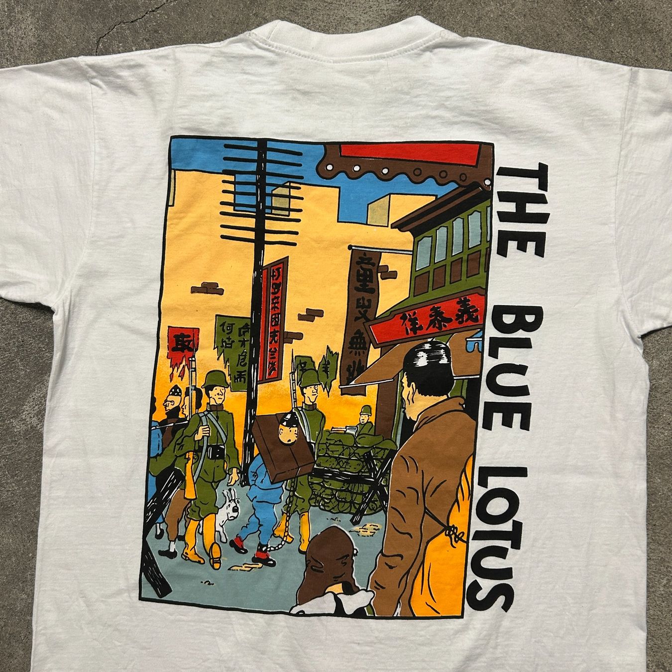 T-shirt: Vintage 90s Tintin – Usato da Genève venduto da vintage_clothing 4