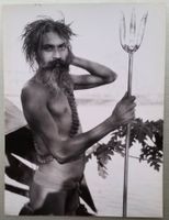 Erh. Hürsch: 1 Foto 1970, Indien (I), Sadhu / Shiva-Dreizack