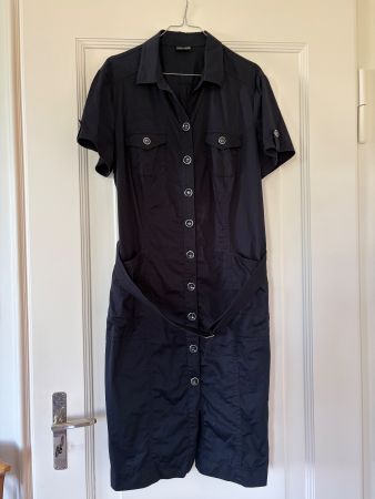 Dunkelblaues Sommerkleid, Gr. 46, elegant – perfekt f...