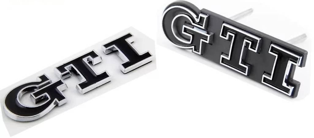 VW Tutti pezzi di ricambio auto: 2er set Schwarz Emblem VW GTI – Nuovo e nell'imballaggio originale da Bellikon venduto da Kekko11