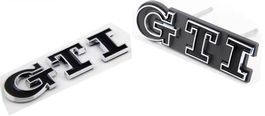 2er set Schwarz Emblem VW GTI