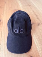 Alo Gewaschene Off-Duty Kappe in vintage schwarz, one size