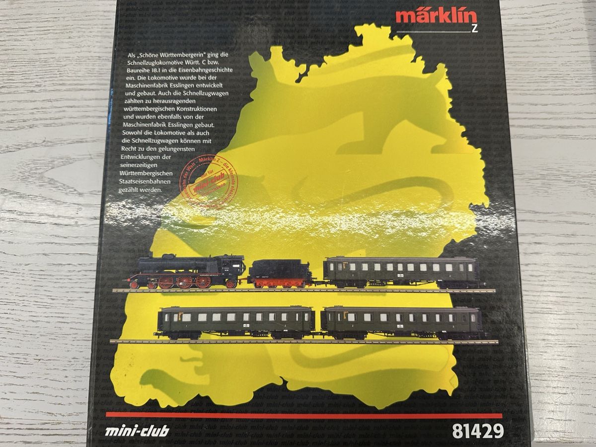 Märklin Modellini di ferrovie: Märklin 81429 DB BR 18.1 Zugpackung – Usato da Lupsingen venduto da New-Haven 3