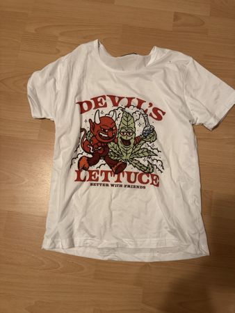 Cooles Devil's Lettuce T-Shirt, Grösse S - Hingucker!