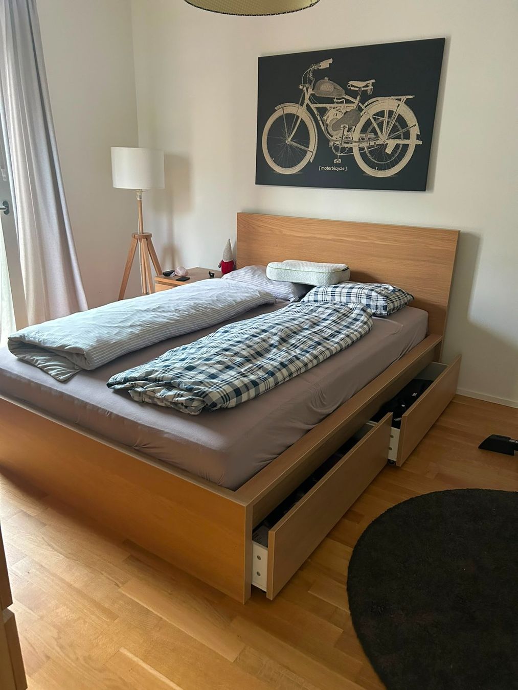 Letti: Doppelbett Eiche mit Schubladen guter Zustand – Usato da Bern venduto da nic_j75j 1