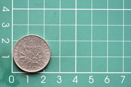 währung francaise 1 franc 1971