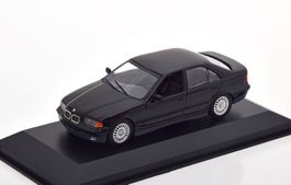 BMW 3er E36 Phase I 1990-1996 schwarz  1:43 von MaXichamps /