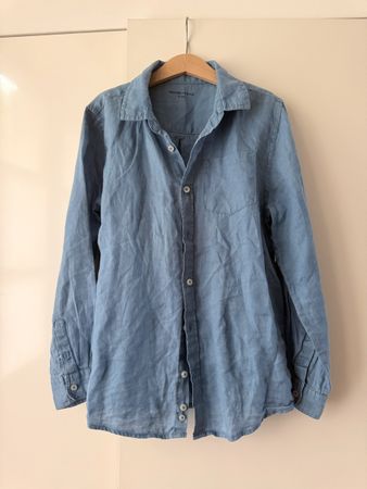 Chemise Monoprix Teens Bleu Clair 10 Ans