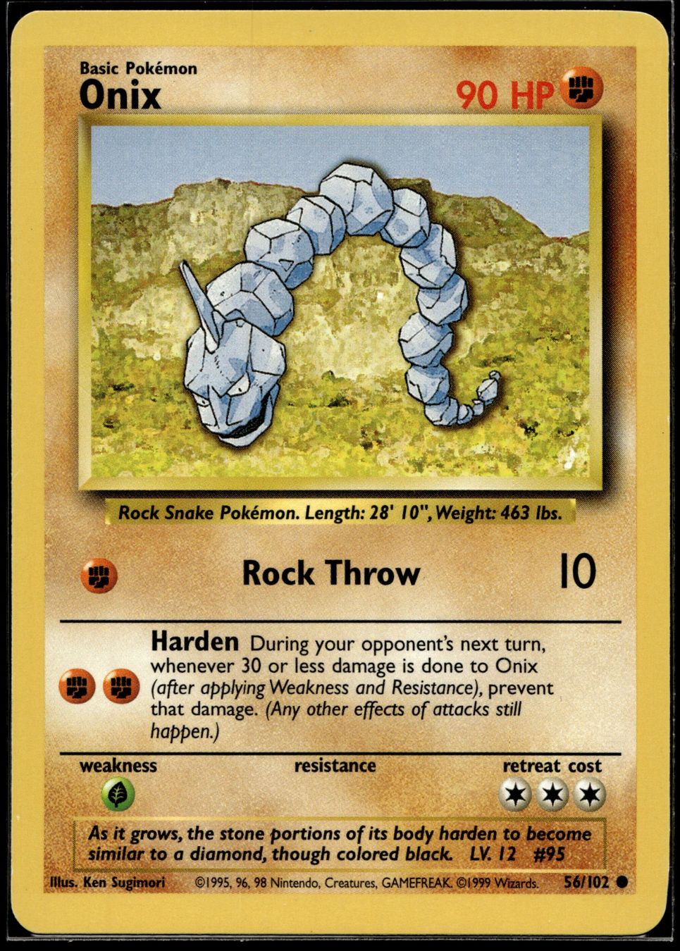 Pokémon Carte collezionabili: Onix (BS EN 56/102) – Usato da Affoltern am Albis venduto da Chiesa_5