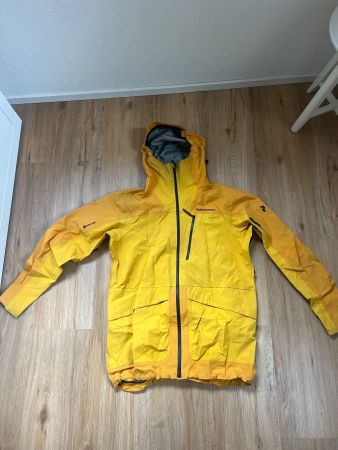 Peak Performance Gore-Tex Jacke gelb Grösse M gebraucht