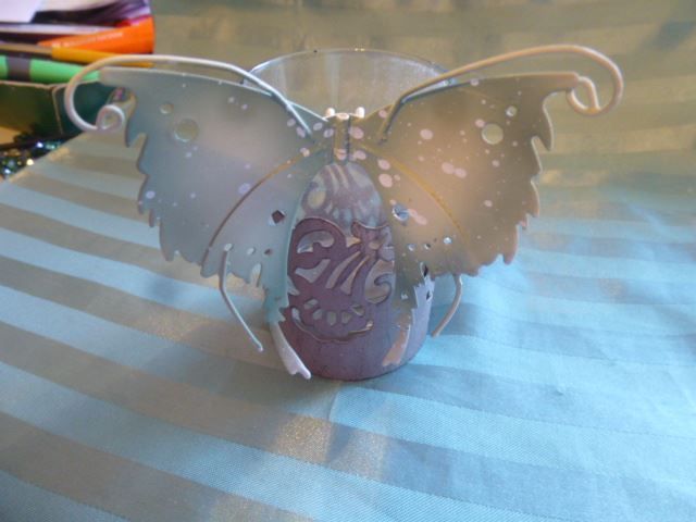 Bicchieri: Zierglas mit Schmetterling – Usato da Hinwil venduto da Glasperlen 7