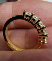 Bague argent avec diamants de moissanite de 0,5 ct GRA