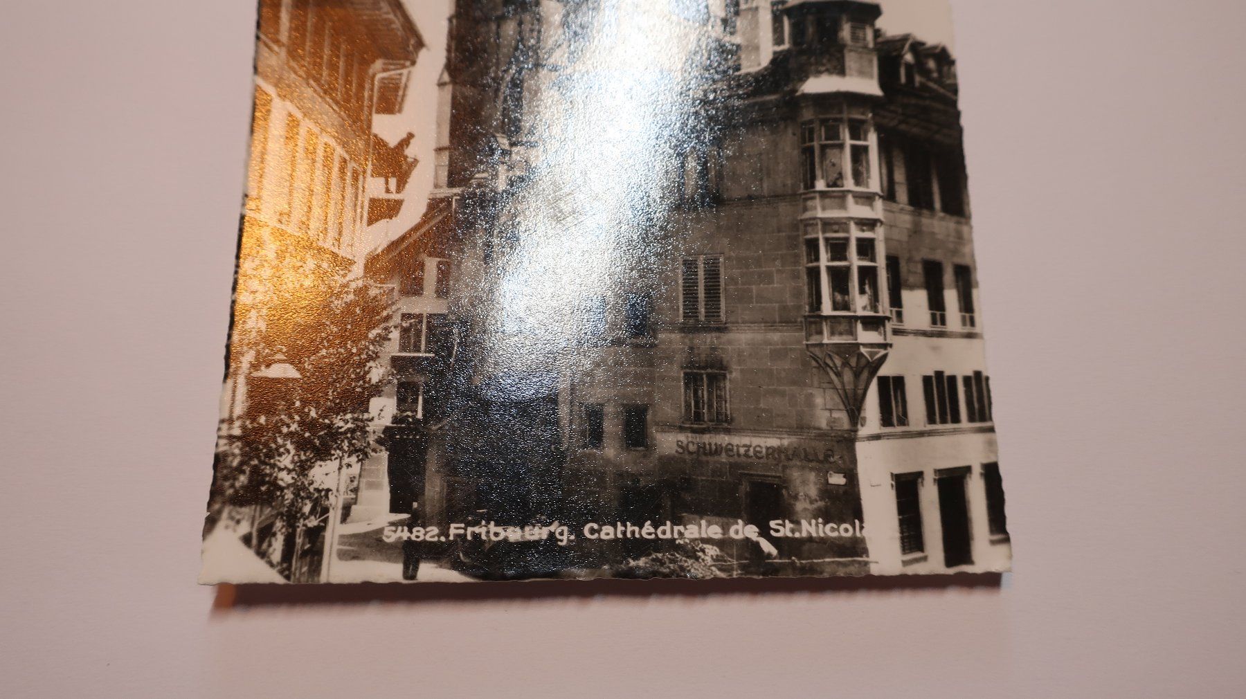 Cartoline postali: Fribourg cathédrale de St. Nicolas  1956 – Usato da Cormoret venduto da Pascalll2001 2