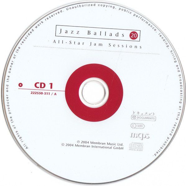 CD: All-Star Jam Sessions JAZZ BALLADS 2CD – Usato da Kandergrund venduto da Sososo 2