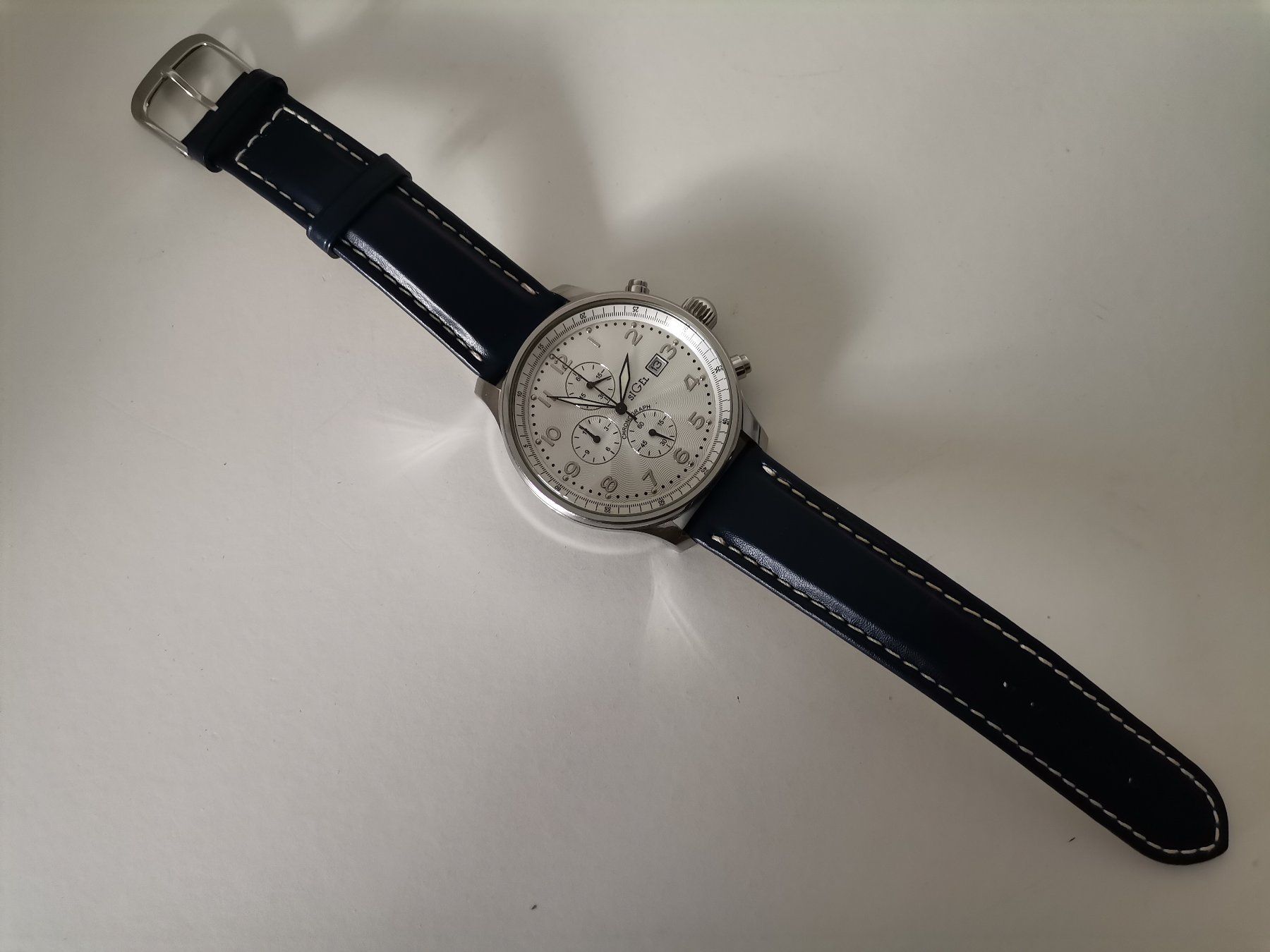 Orologi: Montre chronographe Sigel trois cadrans – Usato da Onex venduto da Neimad7 2