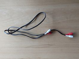 RCA Audiokabel stereo rot/weiss für Anlagen, Top Zustand