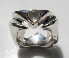 Mondstein Ring 18K Gold & Silber – Maryani Design Zürich
