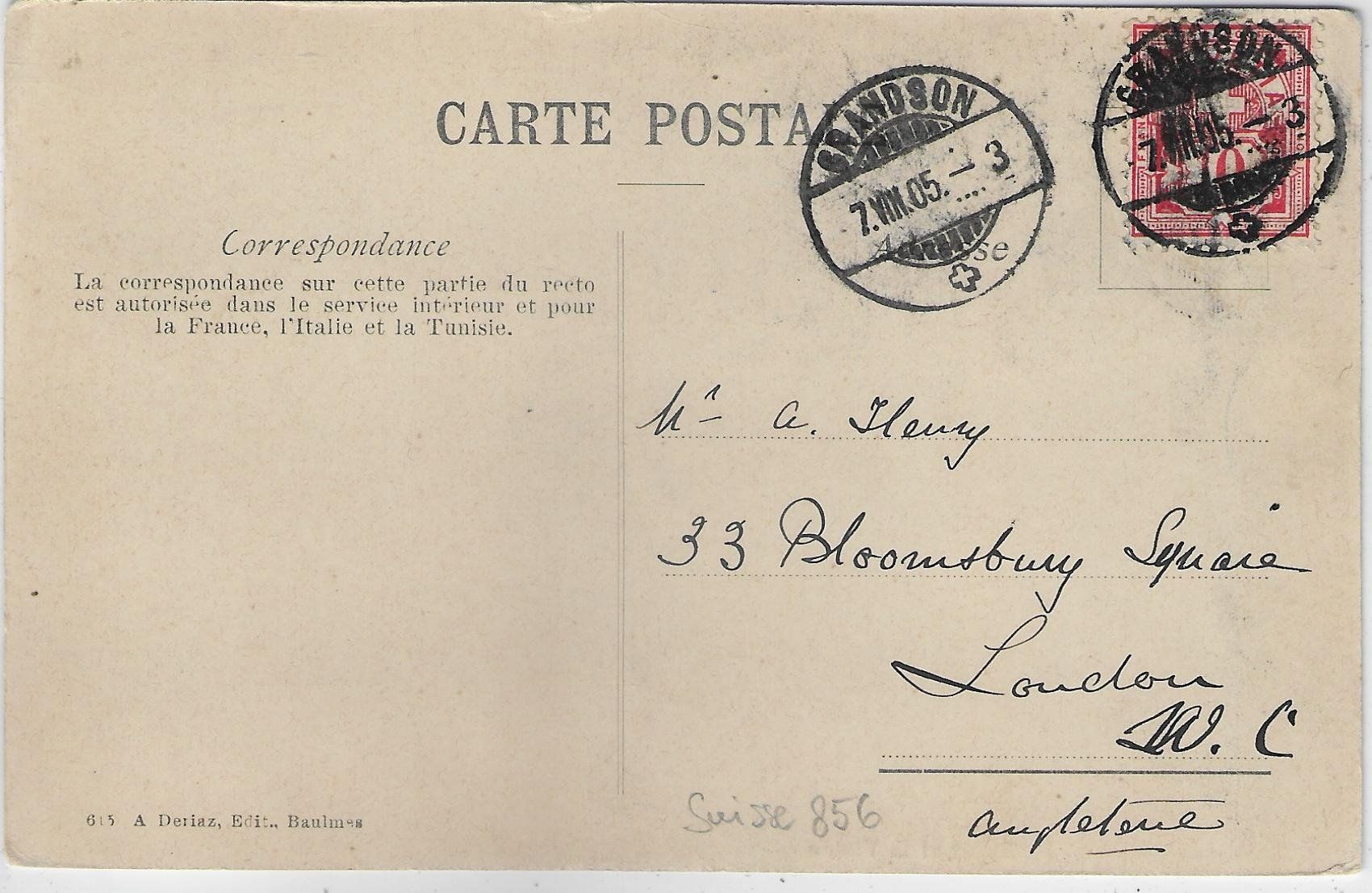 Cartoline postali: Bullet et la Plaine – Usato da Ettingen venduto da Kartenplanet 1