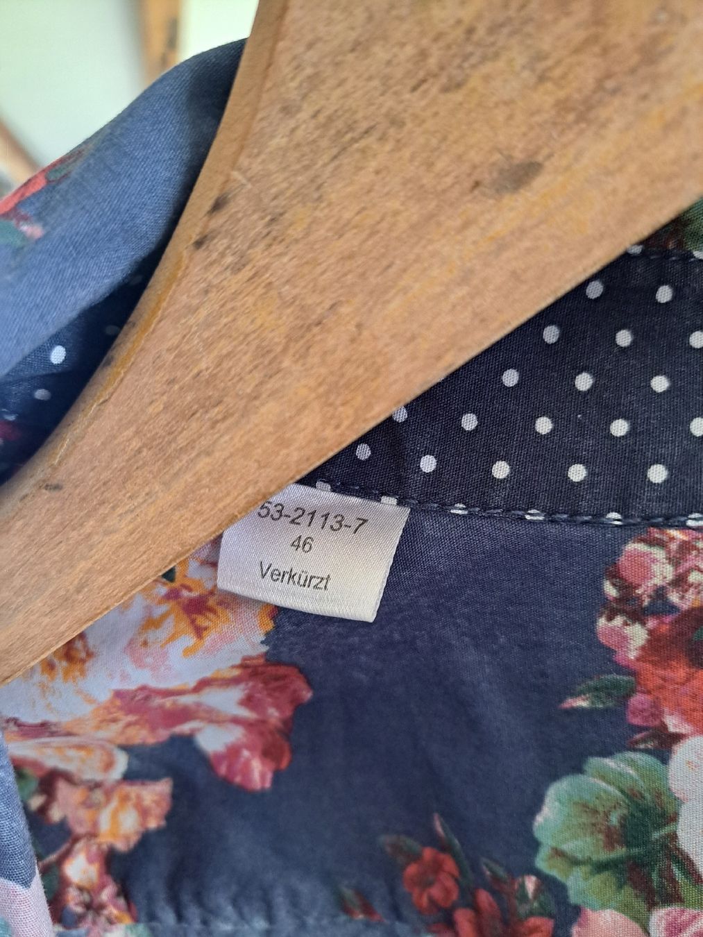 Walbusch Camicette: WALBUSCH Hemdbluse langärmelige Bluse 46 L Rosen – Usato da Mollis venduto da Fauchi99 5