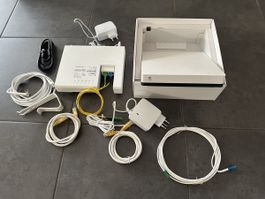 Swisscom Kit fibre optique et router