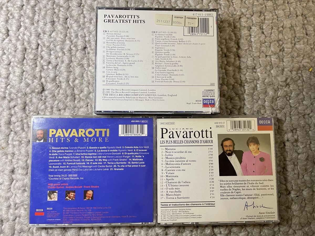 CDs: 3x Pavarotti – Gebraucht aus Reinach AG von trigger7811 1