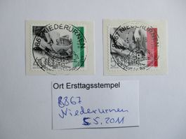Voll Ort Ersttagsstempel 8867 Niederurnen