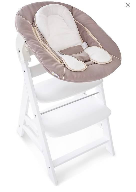 Sdraiette & Sdraiette a dondolo: Hauck Alpha Bouncer 2in1 stretch beige – Usato da Davos Platz venduto da Braulio13 1