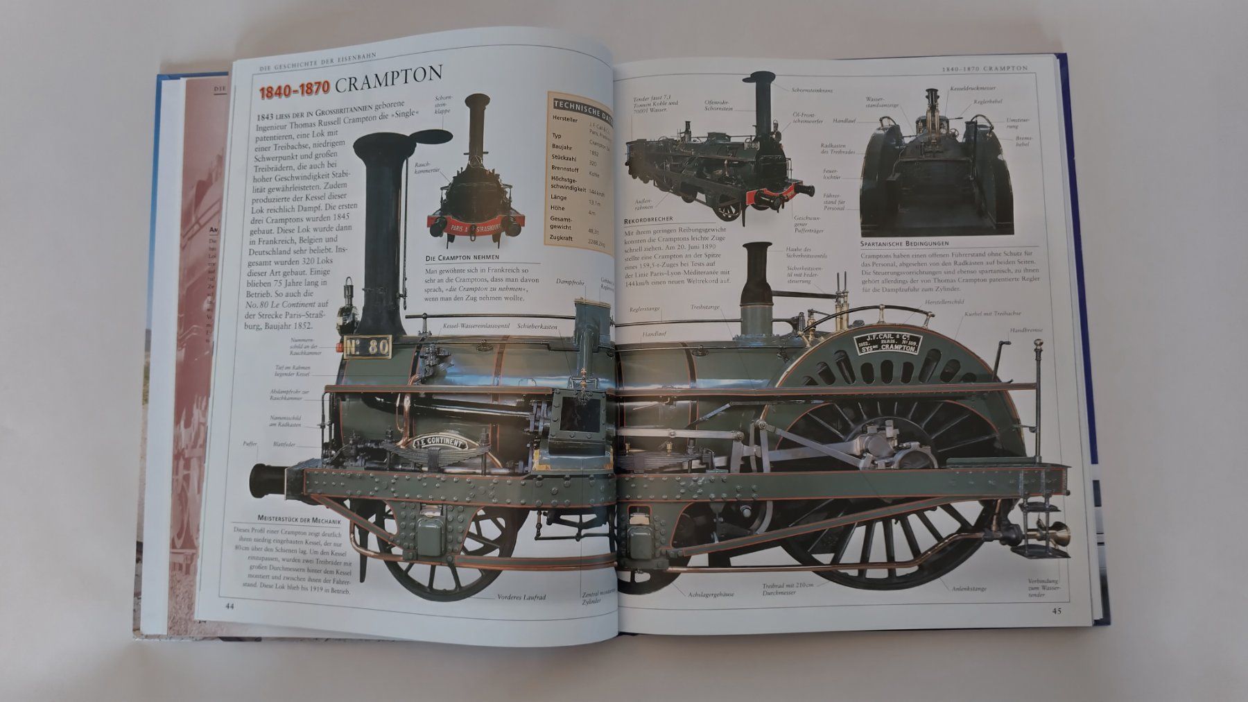 Libri: Die Geschichte der Eisenbahn / Buch 2008 mit 168 Seiten – Usato da Bellach venduto da JingleJerry 5