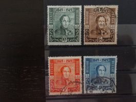 Belgien Satz Mi Nr. 841-844 gestempelt