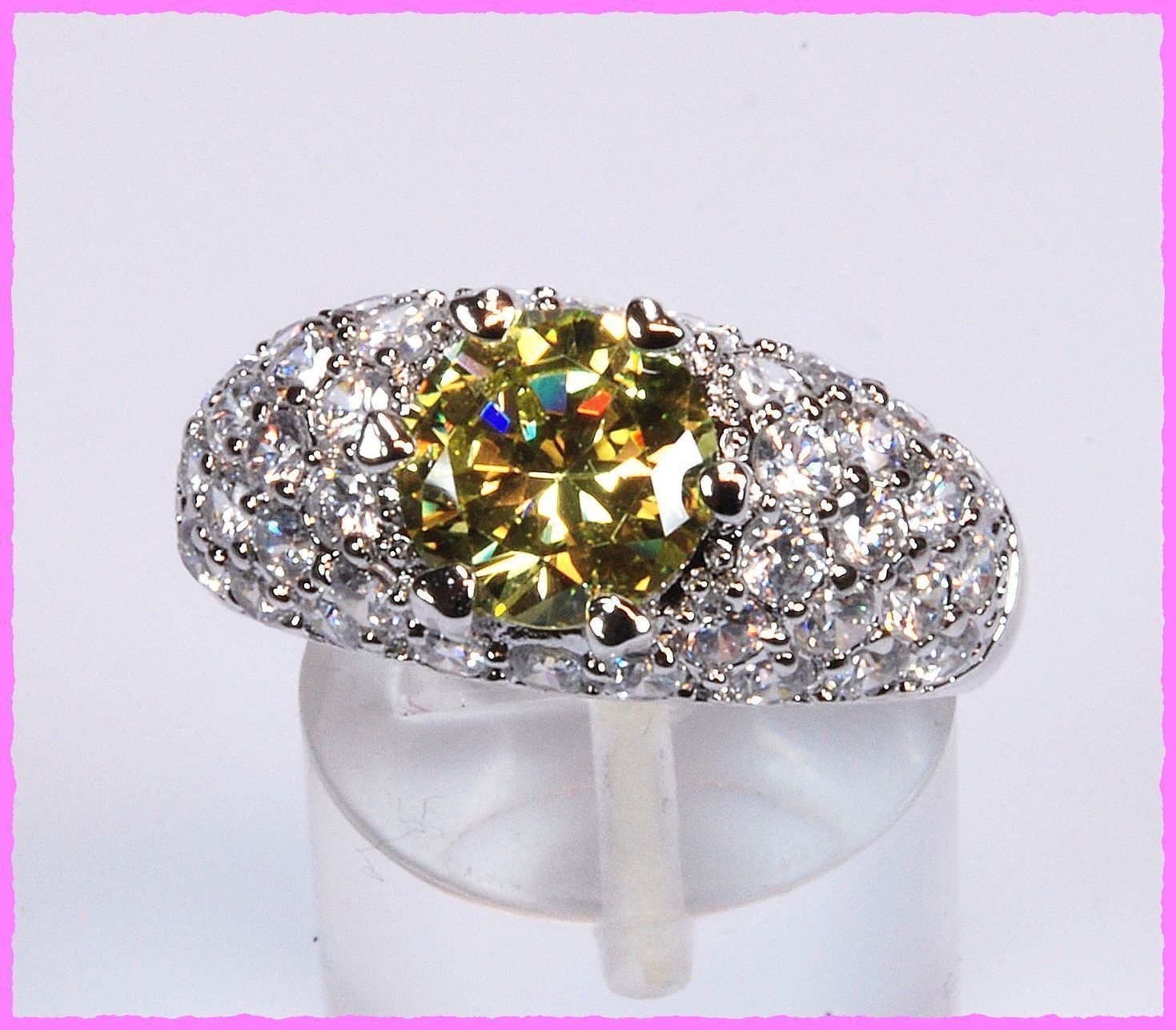 Anelli: Bezaubernder Ring mit Zirkonia – Nuovo e nell'imballaggio originale da Oberglatt ZH venduto da Diamond-Girl